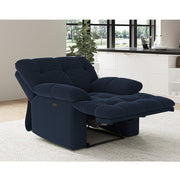 Sleek Velvet 3+1 Recliner Sofa Set Manual Or Electric Option