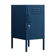 Steel Lush® Night Stand Cabinet With Adjustable Shelf And Locker