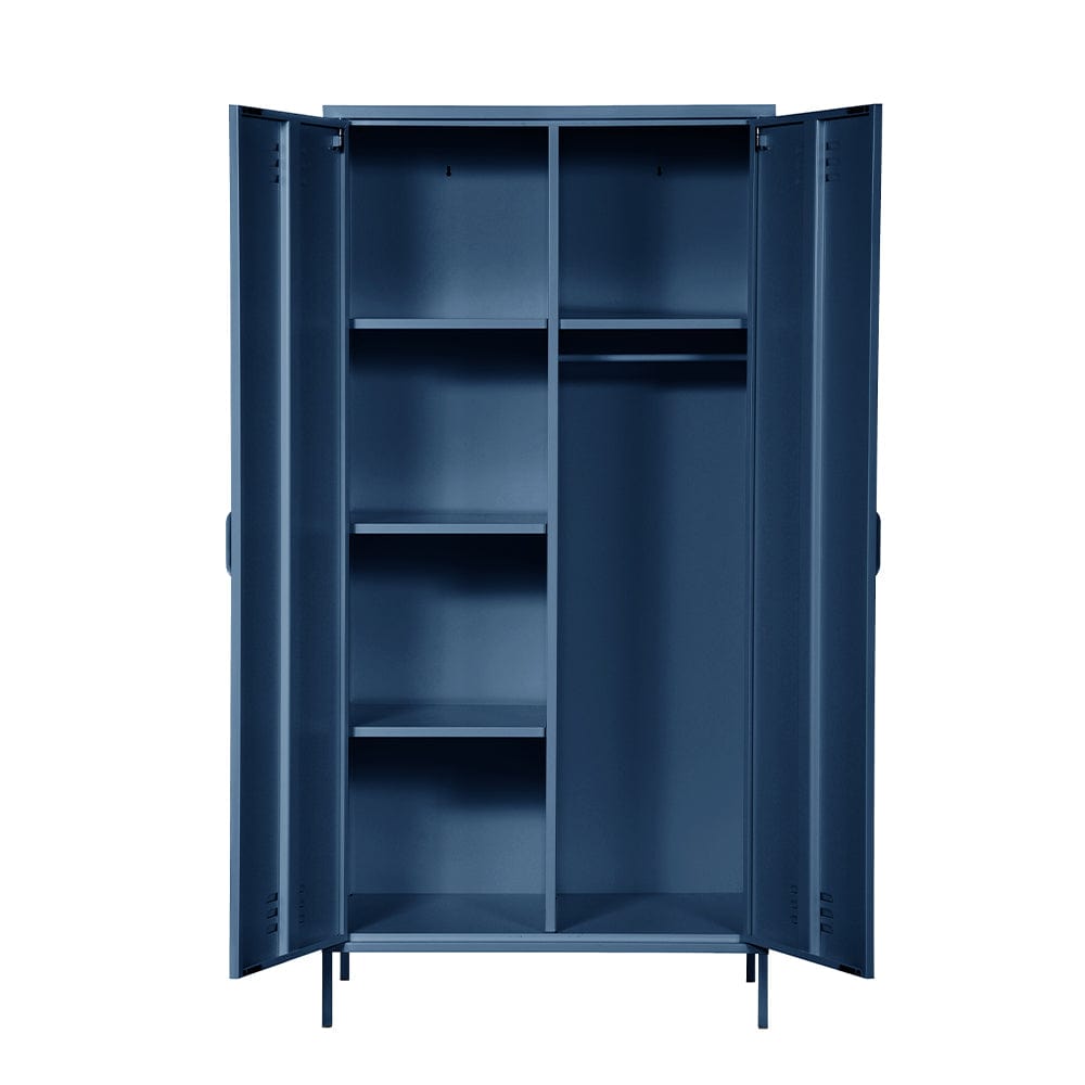 Lokki® 2 Doors Wardrobe Storage Locker cabinet With Adjustable Shelf