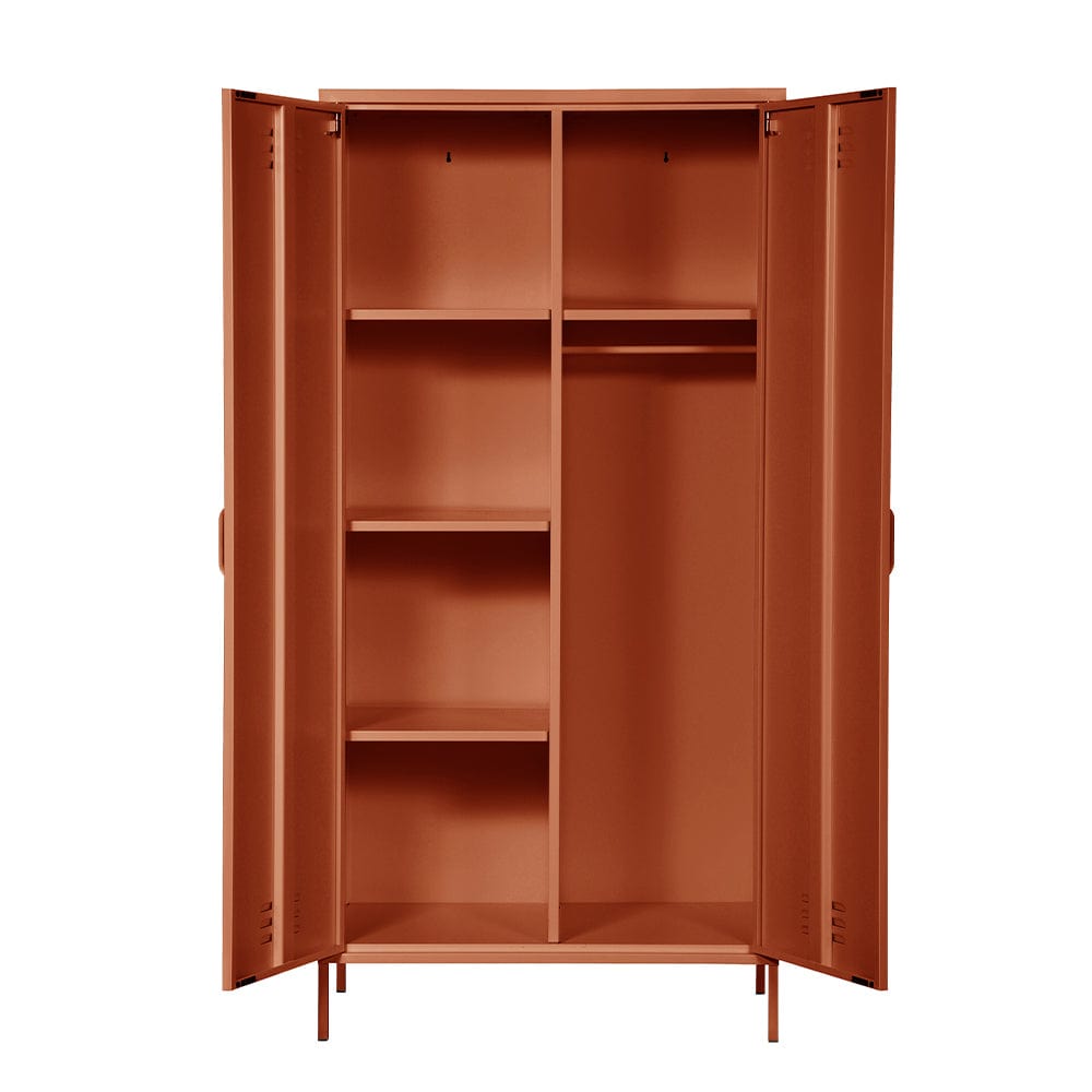 Lokki® 2 Doors Wardrobe Storage Locker cabinet With Adjustable Shelf