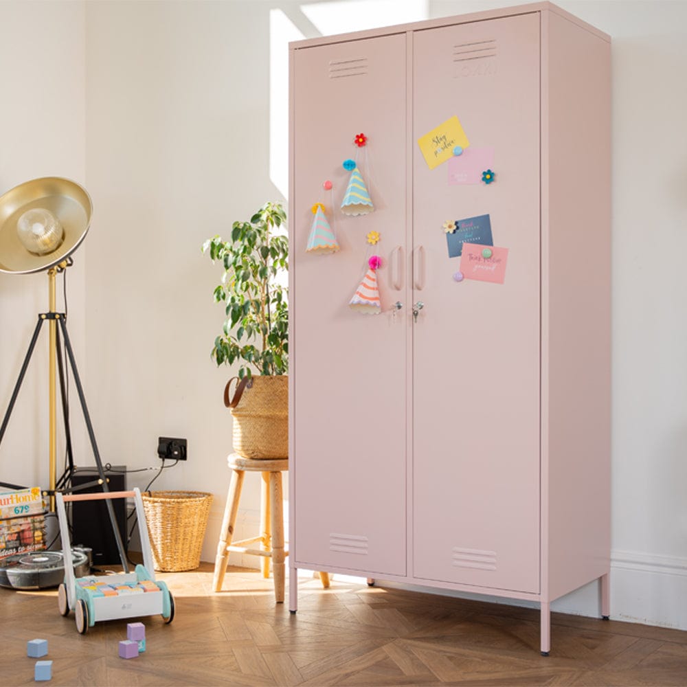 Lokki® 2 Doors Wardrobe Storage Locker cabinet With Adjustable Shelf