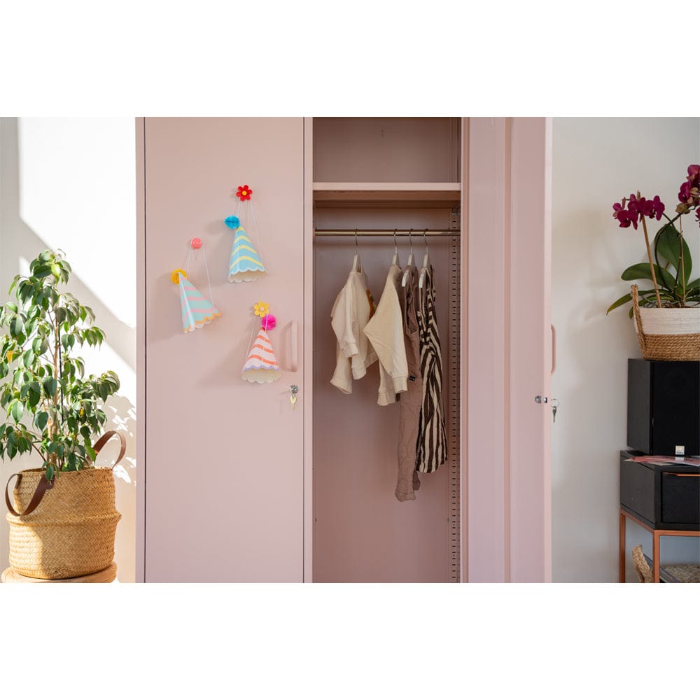 Lokki® 2 Doors Wardrobe Storage Locker cabinet With Adjustable Shelf