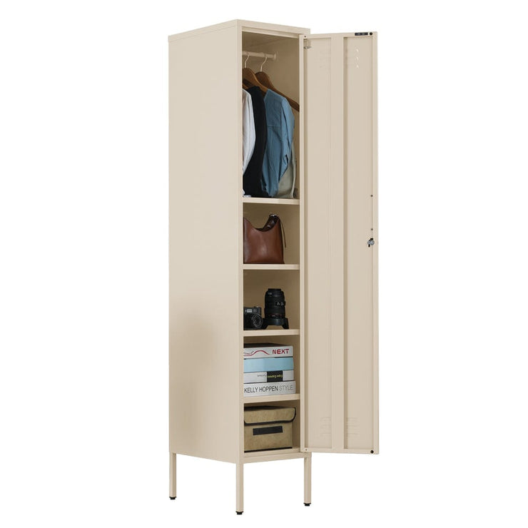 Steel Lush® Single Door Locker With Adjustable Shelf Storage Cabinet