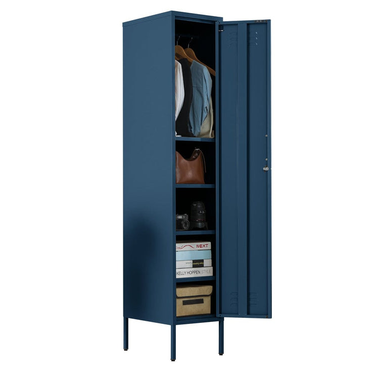 Steel Lush® Single Door Locker With Adjustable Shelf Storage Cabinet