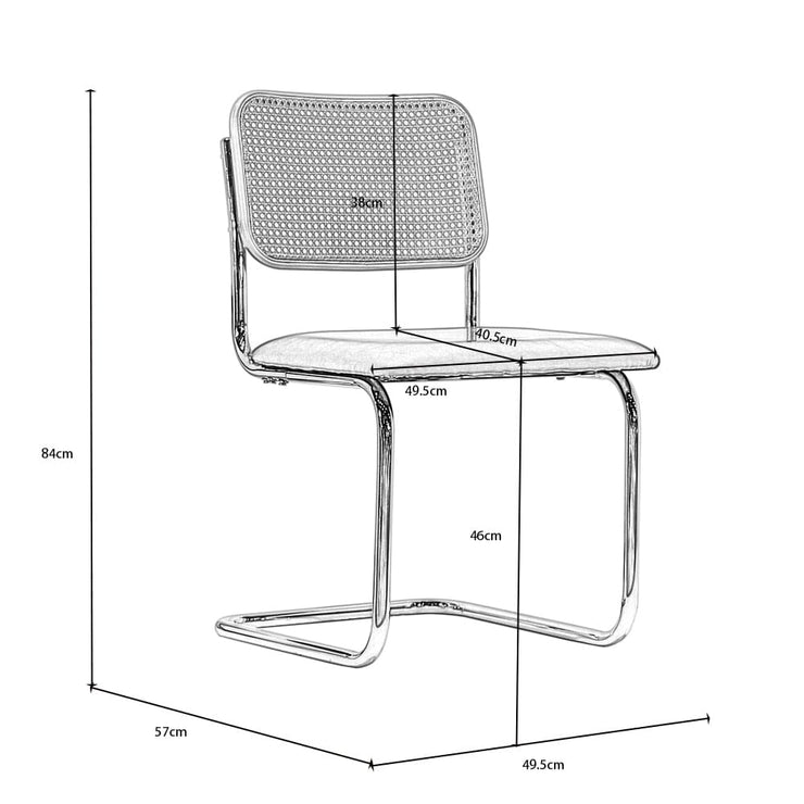 Etta Rectangle Trestle Dining Table Set with 4 PU Dining Chairs