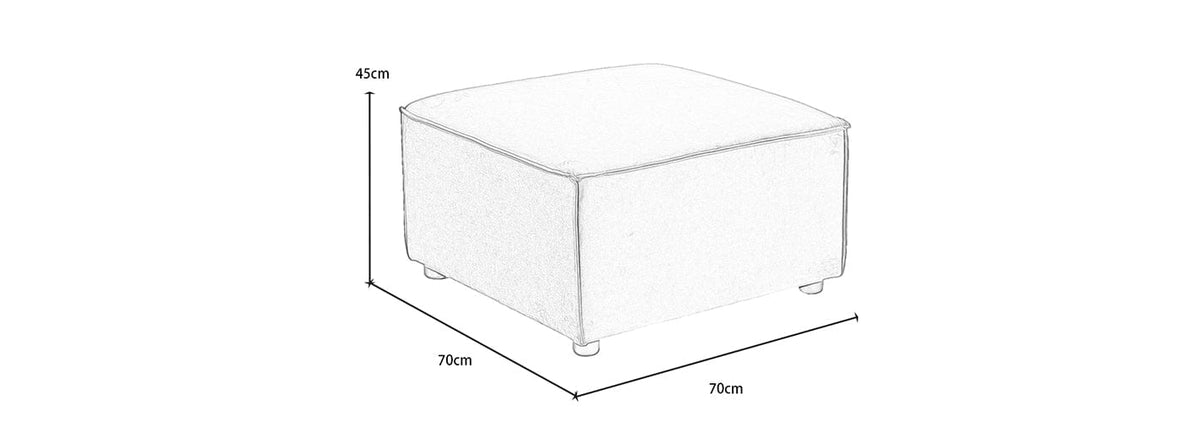 Tessa Modular Ottoman