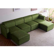 Tessa Modular 4 Seater Sofa with 2 Ottomans