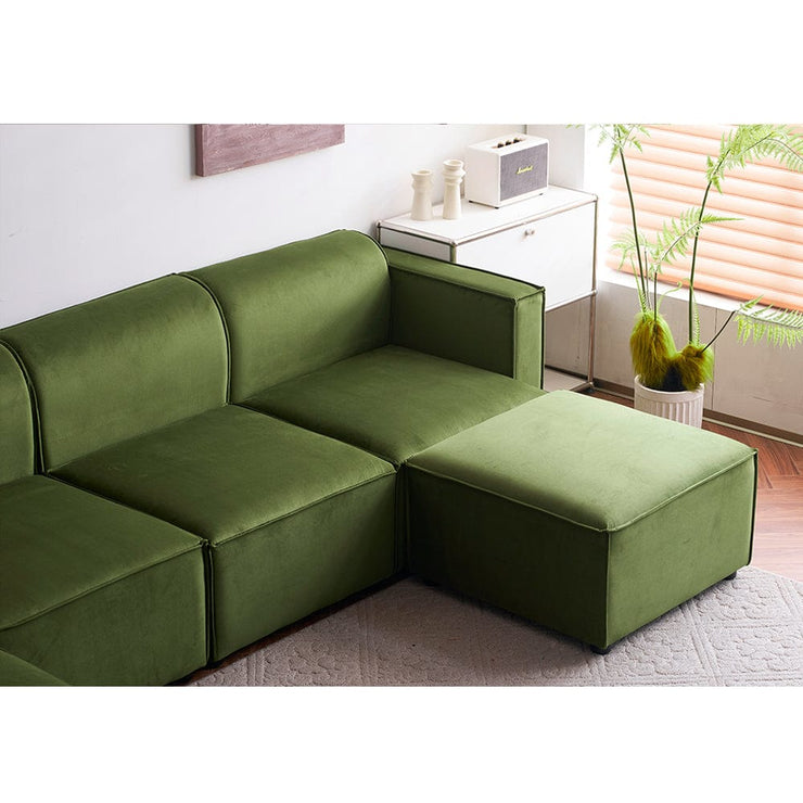 Tessa Modular 4 Seater Sofa with 2 Ottomans