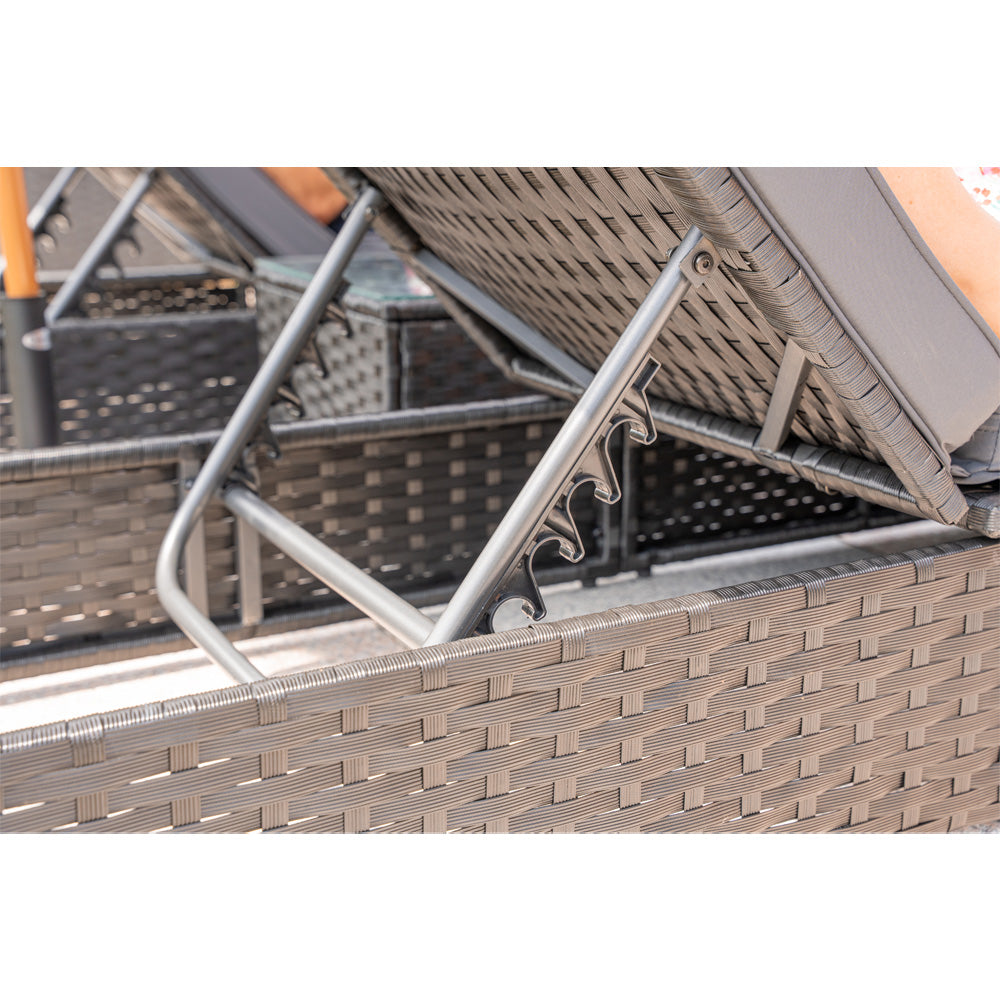 Vancouver Rattan Sun Lounger Set