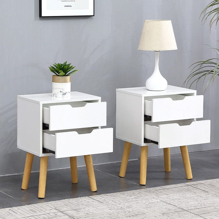 Agata High Gloss 3 Piece Bedroom Set With Chest And Bedside Tables