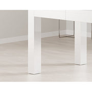 Agata 120cm - 240cm Transformer Table White High Gloss Extending Dining Table