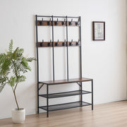 Belluno Industrial Style Coat Rack Stand