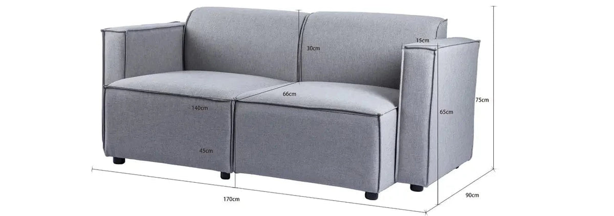 Tessa Modular 2 Seater Sofa