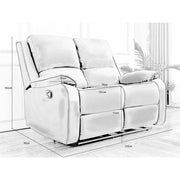 Palermo 2+1+1 Bonded Leather Manual Recliner Sofa Set