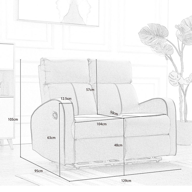 Boston 2+1+1 Leather Manual Recliner Sofa Set