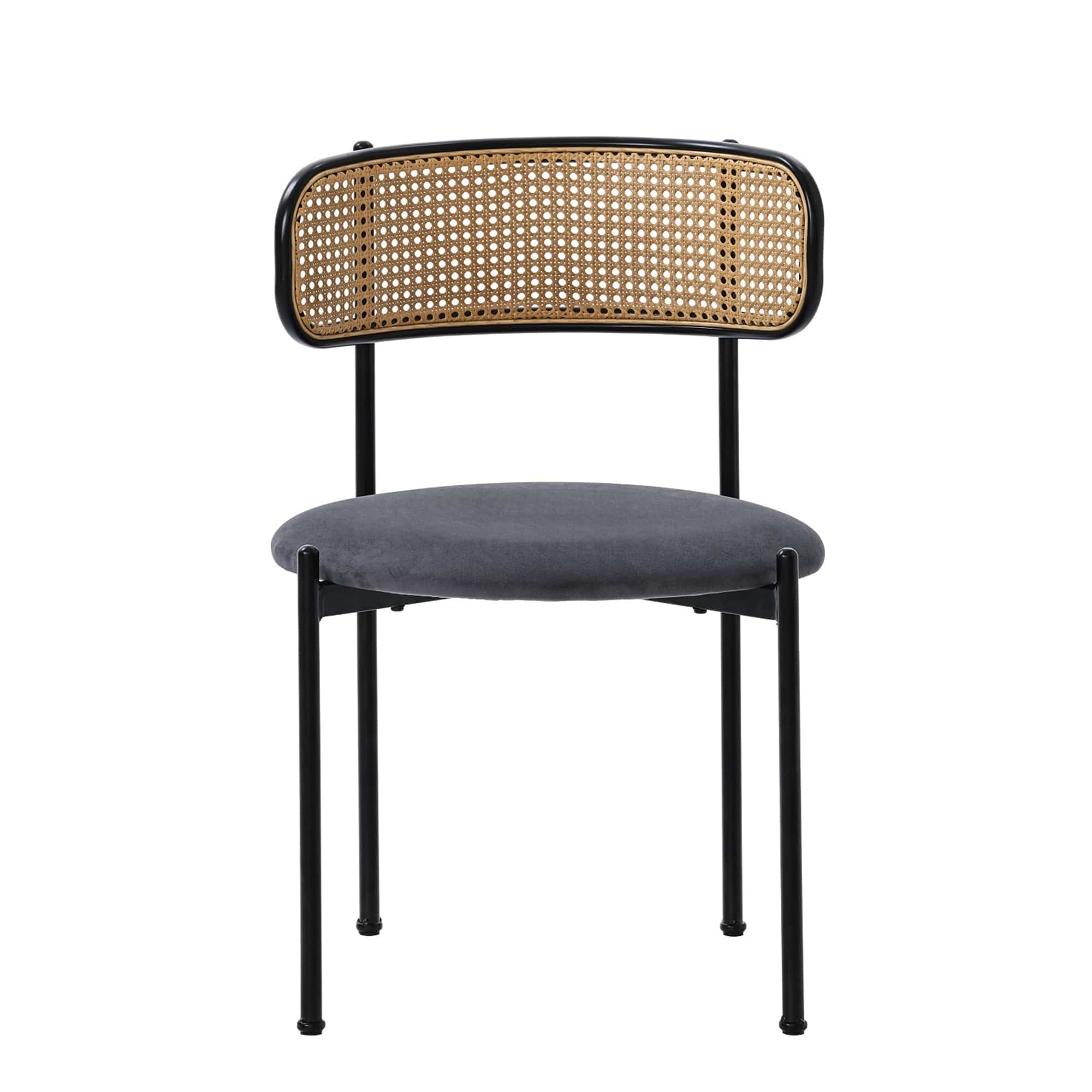Boho 120CM Glass Top Rattan Dining Table Set With Chairs And Bench
