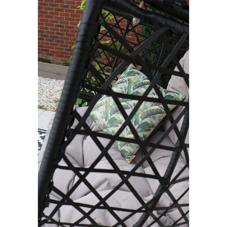 Bradway KD Leisure Standing Chair Garden Rattan Egg Chair with Rain Cover option