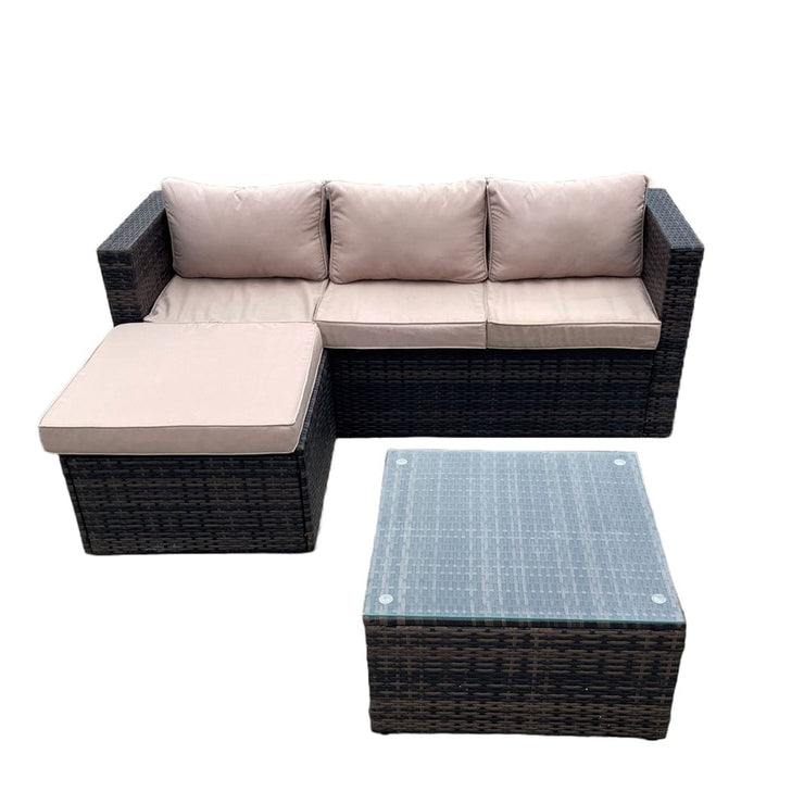 Vancouver 4 Seater Rattan Garden Furniture Set