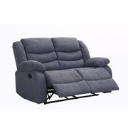 Revere 2 Seater Grey Fabric Recliner Sofa