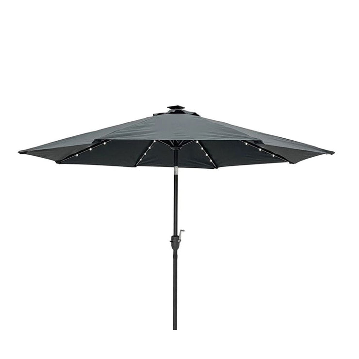 Starry Crank Lift Parasol with Solar LED Lights