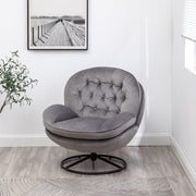 Sol Swivel Chair With Footstool