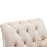 Darwin Velvet Accent Chair In Beige