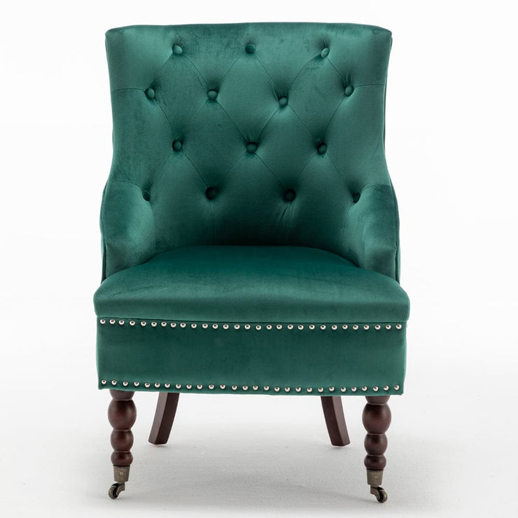 Lismore Green Accent Chair