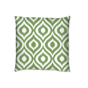 Ashcraft Waterproof Outdoor Scatter Cushion Set in Green Pattern