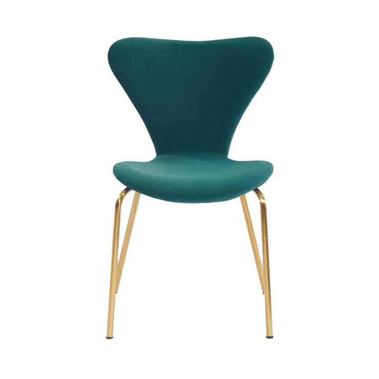 Set Of 4 Etta Velvet Wing Back Dining Chair Upholstered Chair