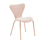 Set Of 4 Etta Velvet Wing Back Dining Chair Upholstered Chair