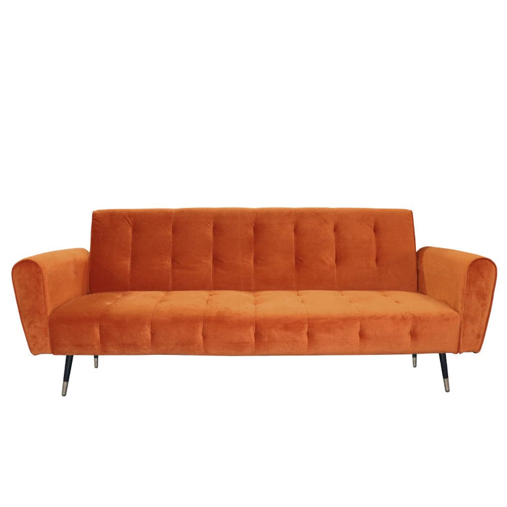 Alessia Velvet Sofa Bed with Buttons