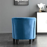 Ascot Buttoned Tub Chair In Blue