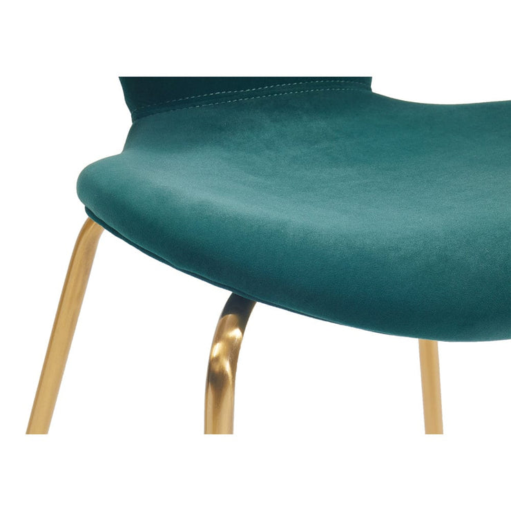 Set Of 4 Etta Velvet Wing Back Dining Chair Upholstered Chair