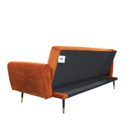 Alessia Velvet Sofa Bed with Buttons