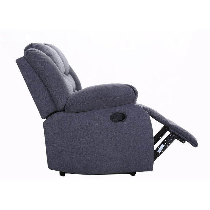 Revere 3+2 Socrú Tolg Recliner Fabraic Liath