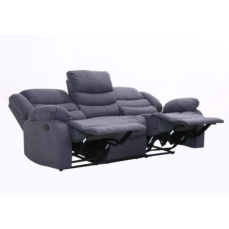 Revere  3+2 Grey Fabric Recliner Sofa Set