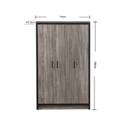 Ely 3 Door Wardrobe