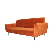 Alessia Velvet Sofa Bed with Buttons