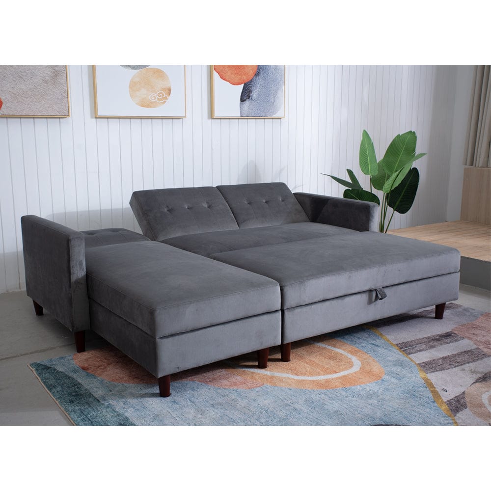 Corner sofa bed with footstool discount