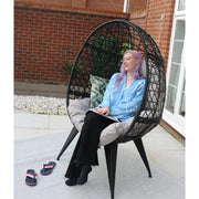 Bradway KD Leisure Standing Chair Garden Rattan Egg Chair with Rain Cover option