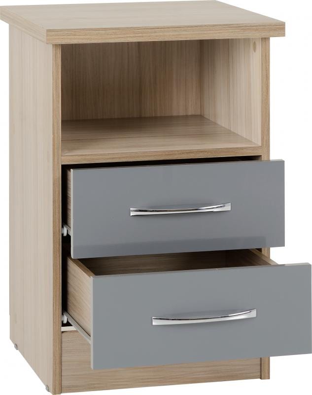 Agata 2 Drawer Bedside Table, Bedroom Furniture, Furniture Maxi, Furniture Maxi