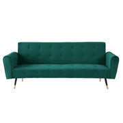 Alessia Green Velvet Sofa Bed