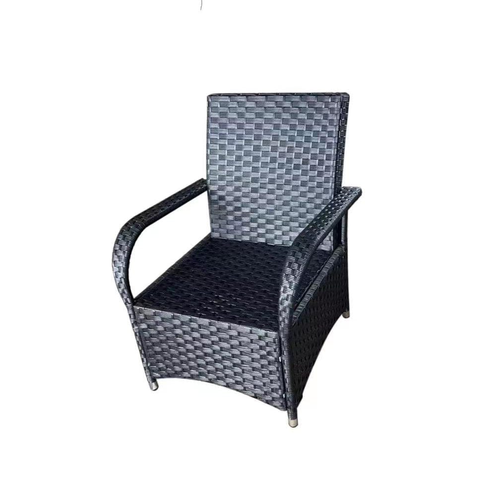 Aura 2 Seater Armchair Bistro Set Garden Rattan Set with Raincover