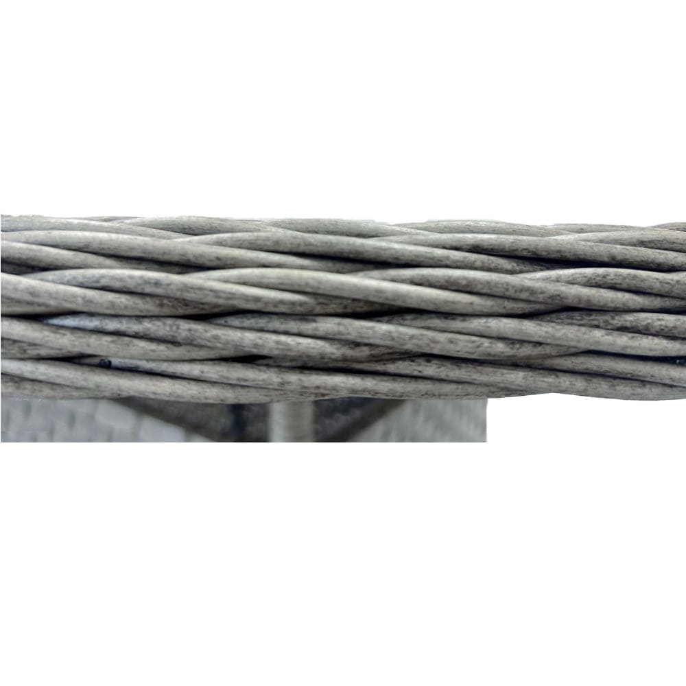 Aura 2 Seater Armchair Bistro Set Garden Rattan Set with Raincover