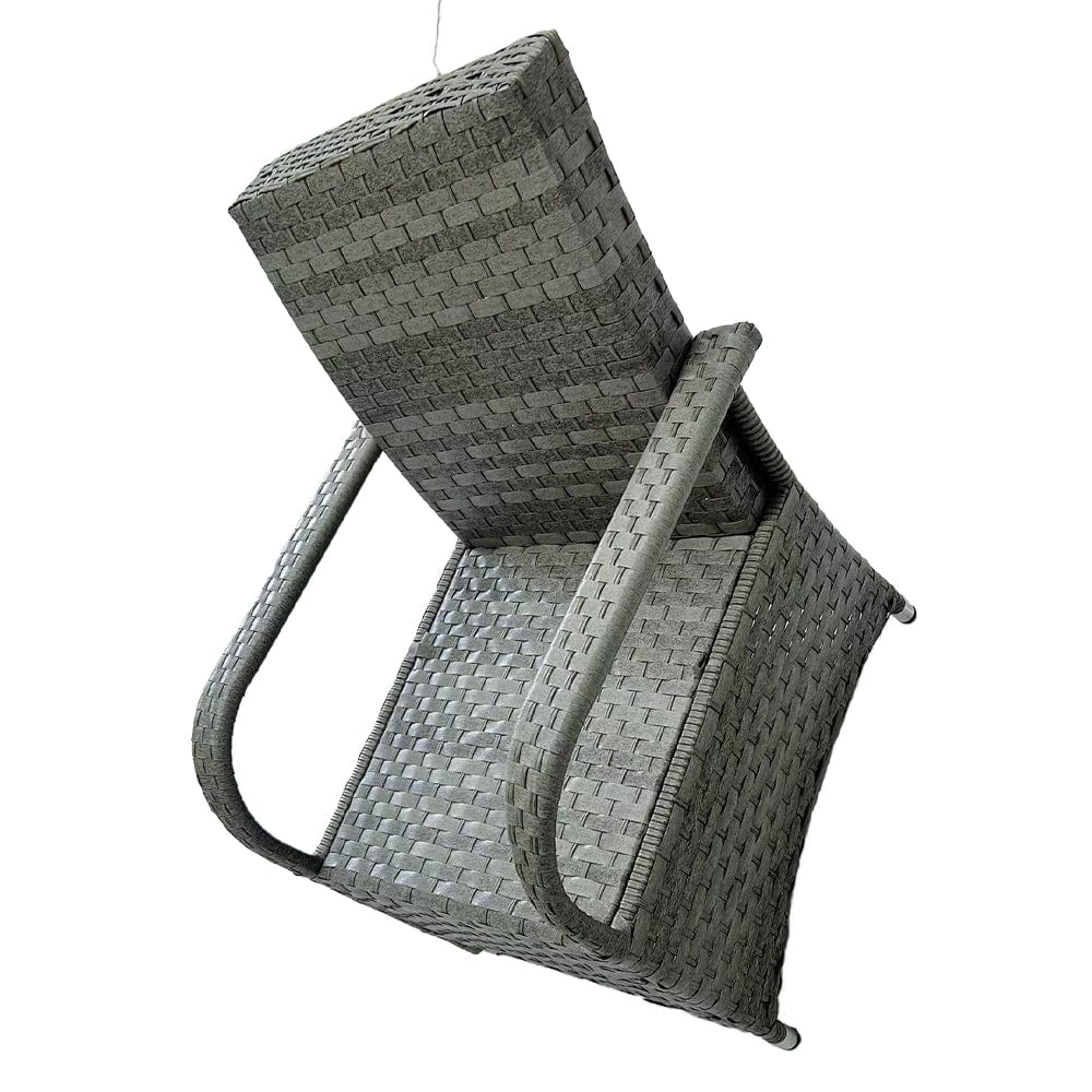 Aura 2 Seater Armchair Bistro Set Garden Rattan Set with Raincover