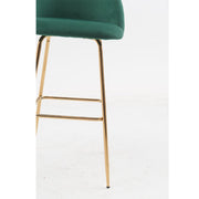 Aurora Velvet Bar Stool - Set Of 2