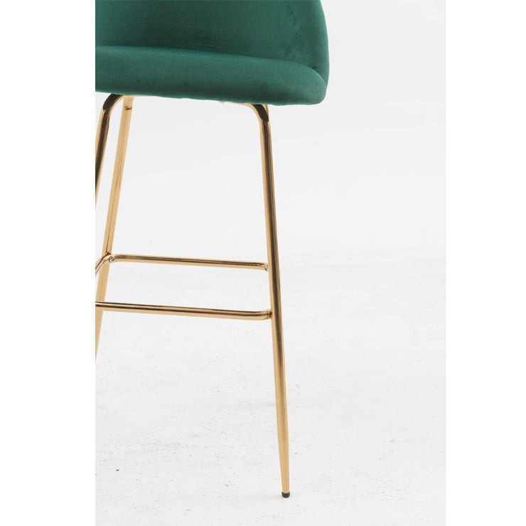 Aurora Velvet Bar Stool - Set Of 2