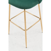 Aurora Velvet Bar Stool - Set Of 2