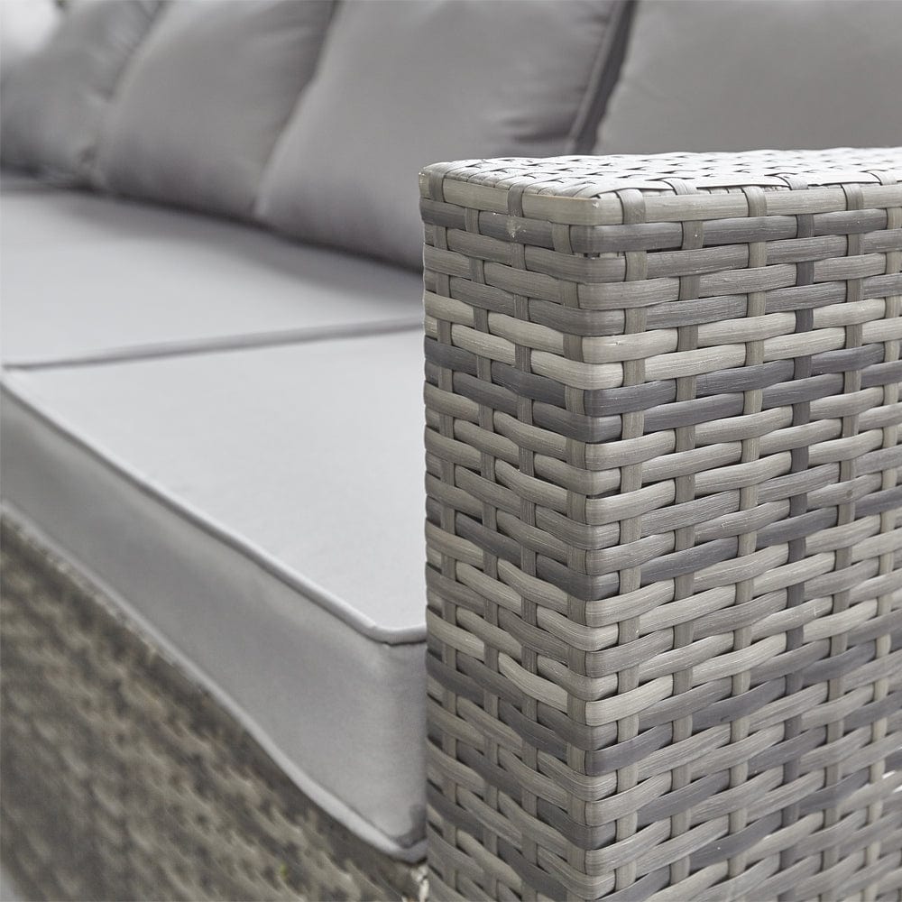 Barcelona Grey Modular 8 Seater Rattan Corner Sofa Set, Garden Furniture, Furniture Maxi, Furniture Maxi