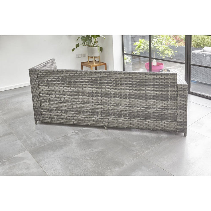 Barcelona Grey Modular 8 Seater Rattan Corner Sofa Set, Garden Furniture, Furniture Maxi, Furniture Maxi